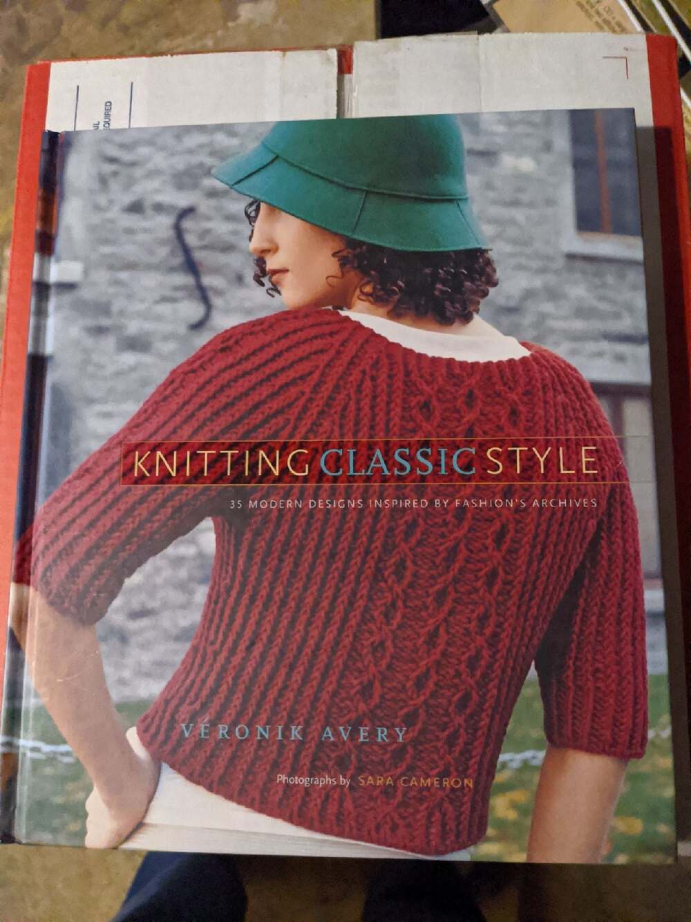 Knitting Classic Style by Veronika Avery Hardcover Knitting Book